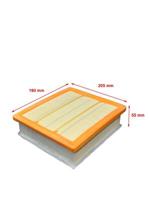 Fiat 500X 1.4, 1.6,1.6 Multijet,1.6-2.0 Crd 2014->> Hava Filtresi