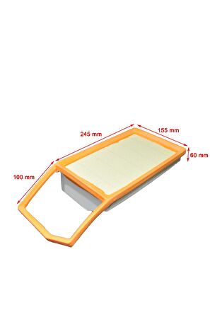 Opel Combo 1.3 Cdti Euro6 2012-2018 Hava Filtresi