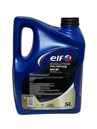 Elf Evolution Full-Tech FE 5W-30 Tam Sentetik Motor Yağı 5 Litre