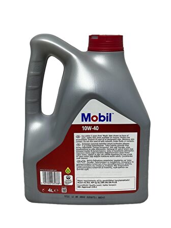 Mobil 10W-40 Yarı Sentetik Motor Yağı 4 Litre