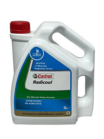 Castrol Radicool 4 Mevsimlik Mavi Antifriz 3 Litre