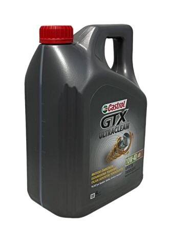 Castrol GTX Ultraclean 10W-40 A/B Motor Yağı 4 Litre