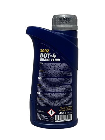 Mannol Dot-4 Fren Yağı 455 Gr.