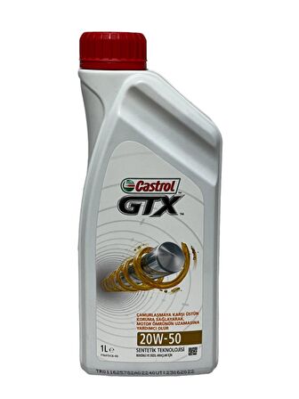 Castrol GTX 20W-50 Motor Yağı 1 Litre