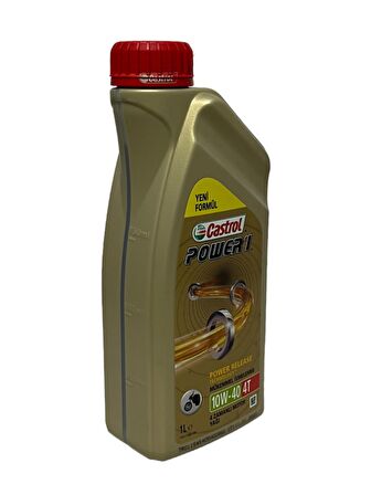 Castrol Power1 10W-40 4T Motosiklet, 4 Zamanlı Motor Yağı 1 Litre