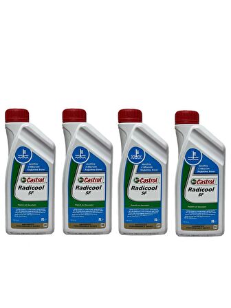 Castrol Radicool SF 4 Mevsimlik Kırmızı Antifriz 1 Litre 4 adet