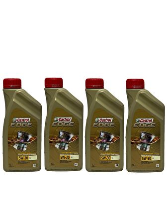 Castrol Edge 5W-30 LL Tam Sentetik Motor Yağı 1 Litre 4 Adet