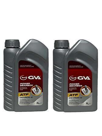 Gva Dexron III Atf Otomatik Şanzıman Yağı Kırmızı 1 Litre 2 Adet