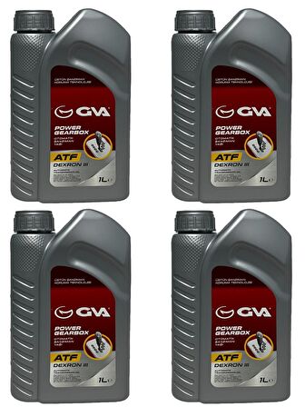 Gva Dexron III Atf Otomatik Şanzıman Yağı Kırmızı 1 Litre 4 Adet