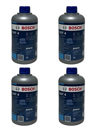 Bosch Dot-4 Fren Yağı 500 Ml. 4 Adet