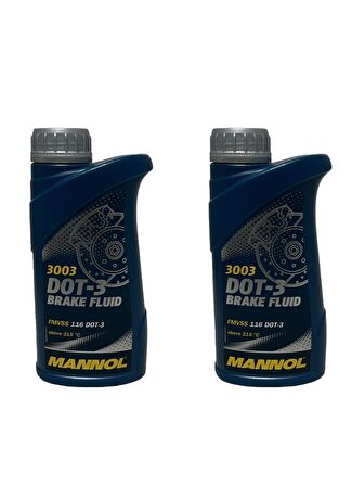 Mannol Dot-3 Fren Yağı 455 Gr. 2 Adet