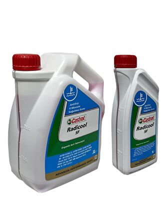 Castrol Radicool SF 4 Mevsimlik Kırmızı Antifriz 3+1 Litre