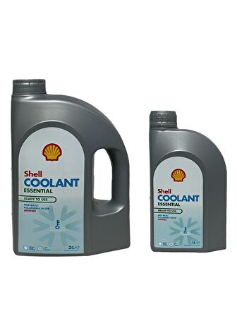 Shell Coolant Essential 4 Mevsimlik Mavi Antifriz 3+1 Litre