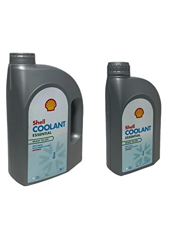 Shell Coolant Essential 4 Mevsimlik Mavi Antifriz 3+1 Litre