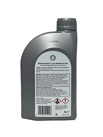 Shell Coolant Essential 4 Mevsimlik Kırmızı Antifriz 1 Litre