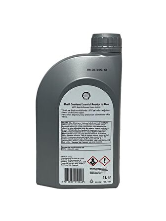 Shell Coolant Essential 4 Mevsimlik Mavi Antifriz 1 Litre