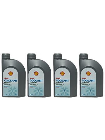 Shell Coolant Essential 4 Mevsimlik Mavi Antifriz 1 Litre 4 Adet