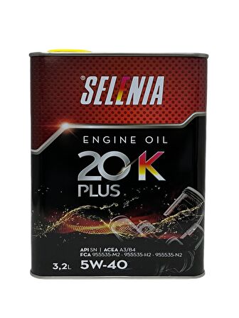 Petronas Selenia WR Perfom 5W-40 Motor Yağı 3.2 Litre (Üretim Yılı - 2023)