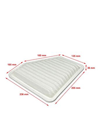 Toyota Rav4 III 2.0 112 Kw-150 Hp 2005-2012 Hava Filtresi