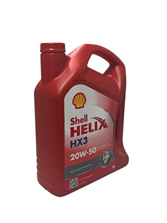Shell Helix HX3 20W-50 Motor Yağı 4 Litre