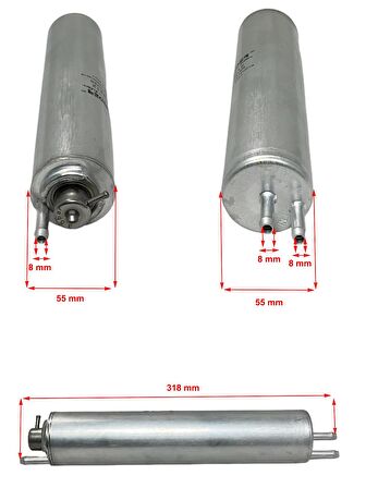 Bmw 3 Serisi E46 (316İ, 318İ, 320İ, 325İ, 325Xİ, 330İ, 330Xİ) 2000-2007 Yakıt Filtresi