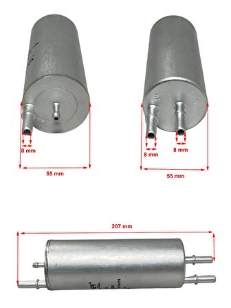Range Rover III L322 (4.4 4X4) 210 Kw, 286 Hp 2002-2005 Yakıt Filtresi