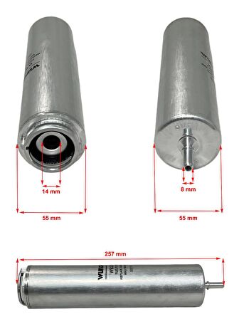 Bmw 3 F30, F80 (316D, 318D, 320D, 325D, 330D)-(318D,320D,330D,335D X-Drive) 2011-2019 Yakıt Filtresi