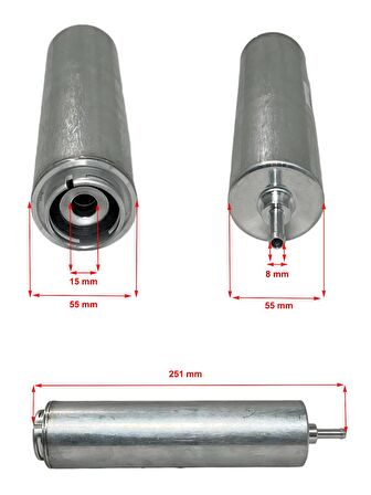 Bmw 3 E90,E92,E93 (316D,318D,320D,325D,330D,330XD,335D)-(320D,330D X-Drive) 2004-2013 Yakıt Filtresi
