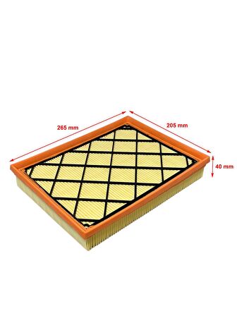 Ford Focus IV (1.0, 1.0D, 1.5, 1.5D, 2.0D, 2.3) 2018 ve Sonrası Hava Filtresi