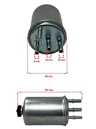 Land Rover Discovery III (2.7 TD, 140 Kw) 2005-2009 Yakıt Filtresi