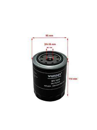 Land Rover Defender (2.5 D, 3.5, 3.9) 1987-2001 Yağ Filtresi