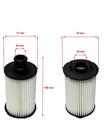 Range Rover Velar (3.0 280 Kw) 2017 ve Sonrası Yağ Filtresi