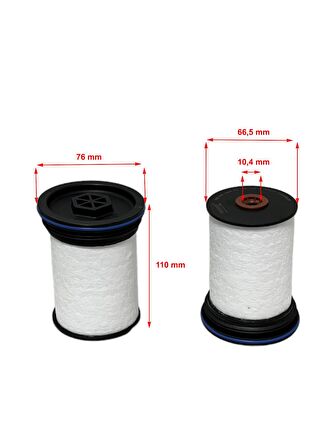 Chevrolet Captiva (2.0 D 120 Kw, 2.2 D 120-135 Kw) 2012-2018 Uzun Tip Yakıt Filtresi