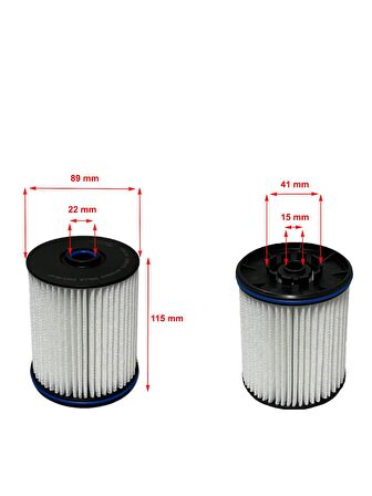 Opel Insignia B (1.5 D 90 Kw, 1.6 D 81-100 Kw, 2.0 D 125-154 Kw) 2018 ve Sonrası Yakıt Filtresi