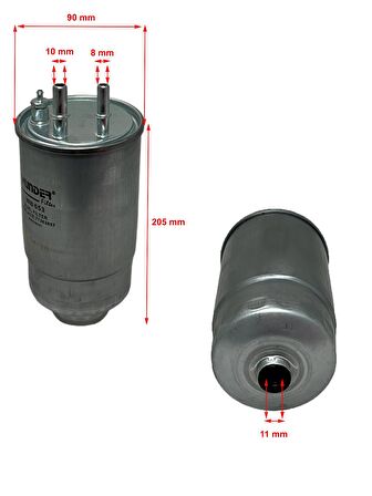 Fiat Strada (1.3 D 70 Kw) 2010-2014 Yakıt Filtresi