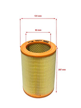 Renault Laguna I, Espace III (1.9 D 72-79 Kw) 1997-2002 Hava Filtresi