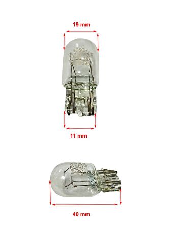 Eco 12V 21/5W 1016 Dipsiz Çift Duylu Far, Stop, Ampulü 10 Adet