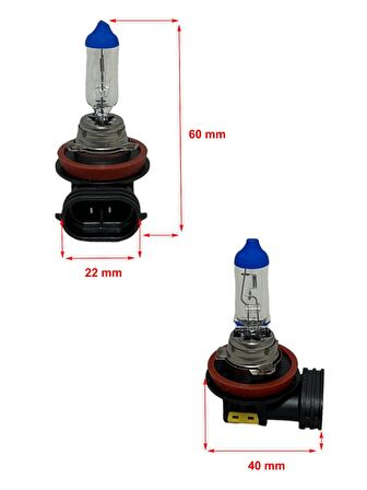 H8 12V 35W Halojen Sis, Far Ampulü