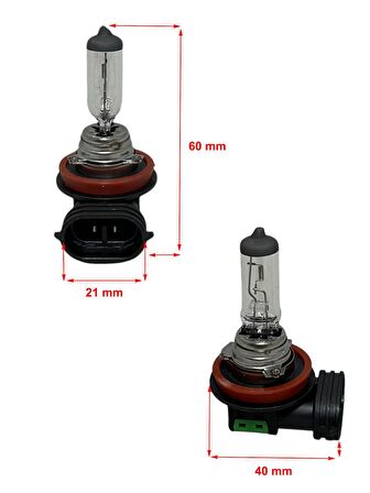 H11 12V 55W Halojen Sis, Far Ampulü