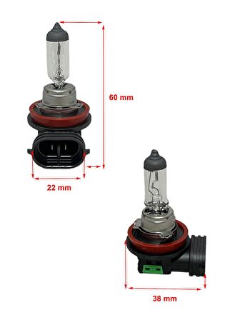 H11 12V 55W Sis, Far Ampulü