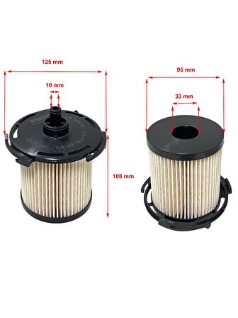 Ford Transit (2.2 Tdci 74-92-100-103-114 Kw) 2006-2014 Yakıt Filtresi (İthal)