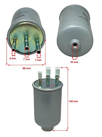 SsanYong Rodius I (2.7 Xdi 120 Kw) 2005-2012 Yakıt Filtresi