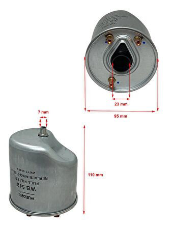 Ford Ecosport (1.5 Tdci 66-74 Kw) 2013-2017 Yakıt Filtresi