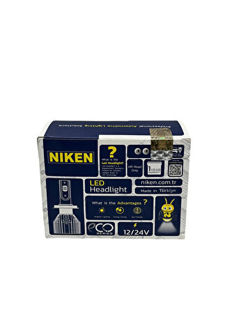 Niken Led Xenon Eco Serisi H4 Ampul 2'Li Takım