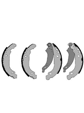 Mga Renault Clio Symbol I,II 1.2-1.4-1.5 Dci-1.6-1.9D 2001-2014 ABSsiz Arka Fren Balata Tk. 180x42mm