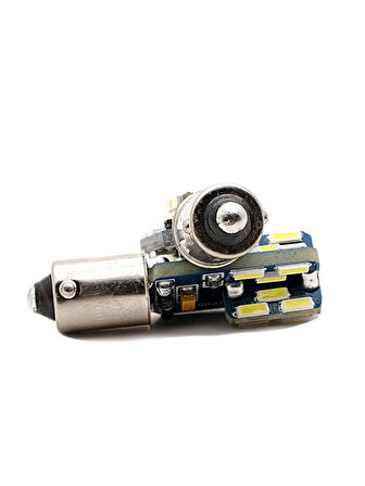 Photon BA9S 12V-24V H10W 6000 Kelvin Soğuk Beyaz Canbus Led Gösterge, Tavan Ampulü 2'li Takım