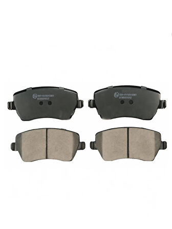 Mga Dacia Duster 2010-2018 Düz Orta Kulak Ön Fren Balatası Takım