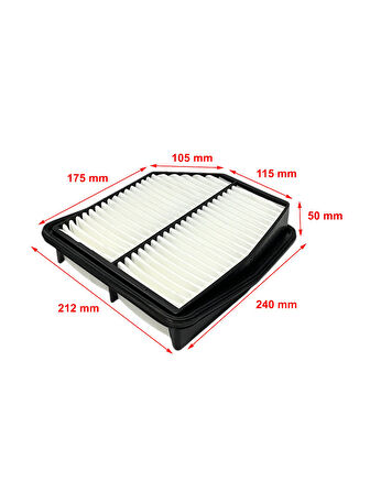 Filtron Suzuki Grand Vitara II 1.9 95 Kw, 2.4 122-124 Kw, 3.2 171 Kw 2005-2015 Büyük Tip Hava Filtresi