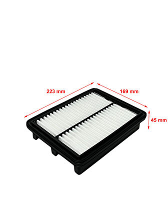 Wunder Mazda 2 Hatchback DL, DJ Hybrid, 1.5, 1.5 D 55-66-77-85 Kw 2014 ve Sonrası Hava Filtresi