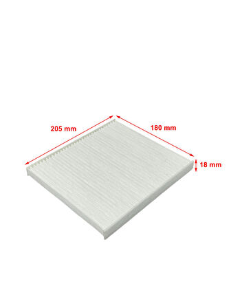 Wunder Fiat 500, 500 C 2007-2011 Polen Filtresi